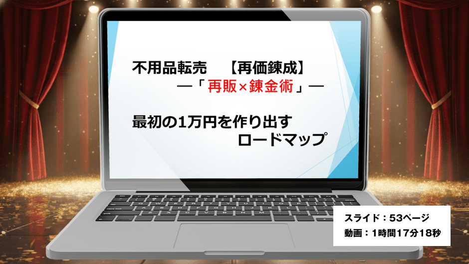 特典２：不用品転売で1万円稼ぐ具体的戦略